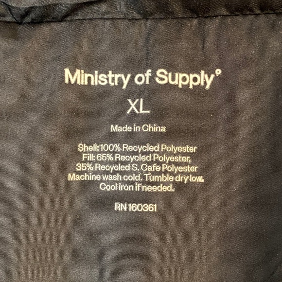 Ministry of Supply Mercury Heated Jacket Mens XL Black Full Zip NO BATTERY - Picture 2 of 12